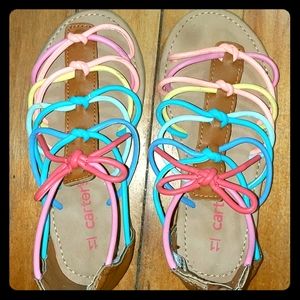 Toddler Girls pastel sandals